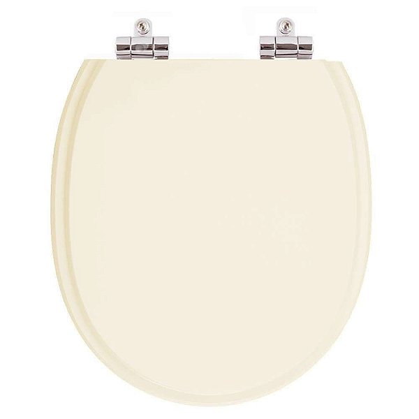 Assento Sanitario com Amortecedor Village Creme para Vaso Deca