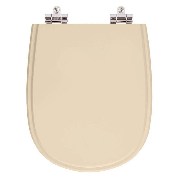 Assento Sanitario Poliester com Amortecedor Paris Visone (Salmao) para Vaso Ideal Standard