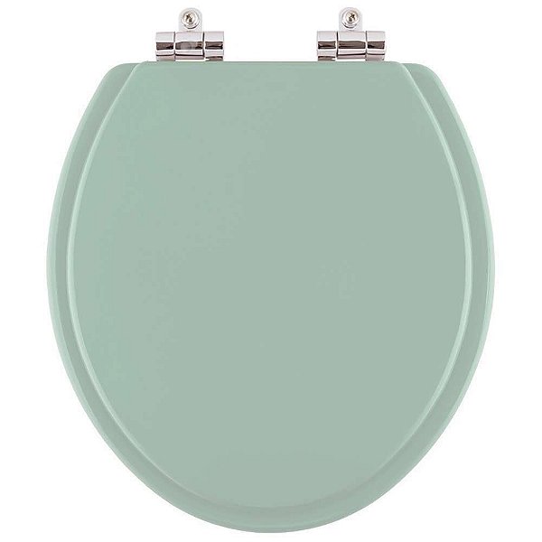 Assento Sanitario Poliester com Amortecedor Diamantina Verde Claro para Vaso Icasa