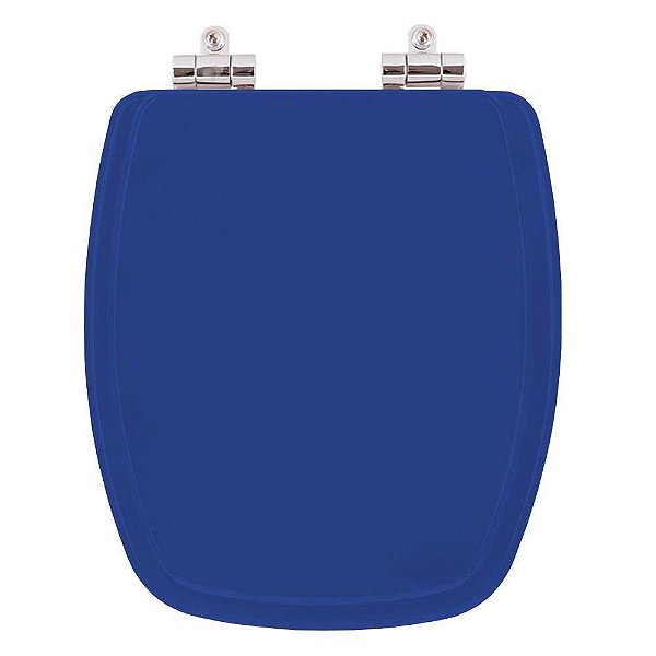 Assento Sanitario Poliester com Amortecedor Stylus Azul Mineral para Vaso Celite