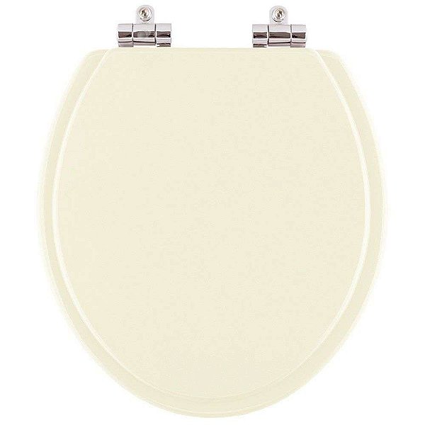 Assento Sanitario com Amortecedor Convencional Oval Palha (bege claro) para vaso Incepa