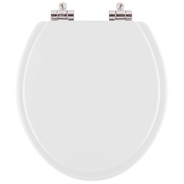 Assento Sanitario Poliester com Amortecedor Parati Branco para Vaso Logasa