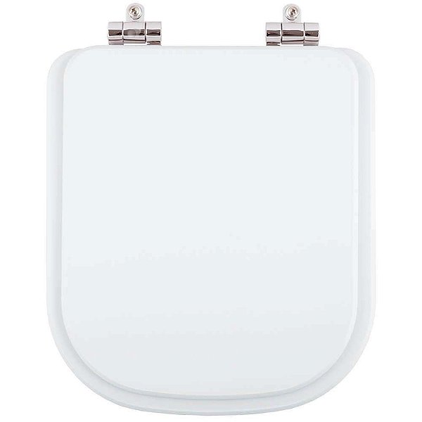 Assento Sanitario Poliester Com Amortecedor Polo Branco Para Vaso Deca