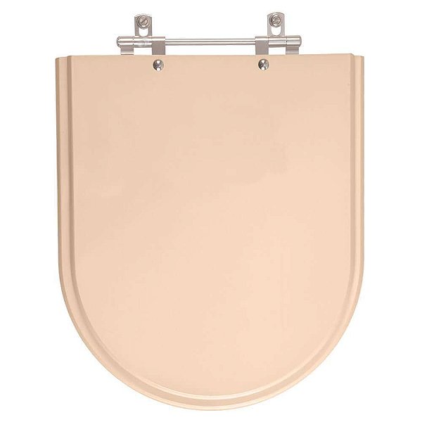 Assento Sanitário Carrara Rosa Floral para vaso Deca