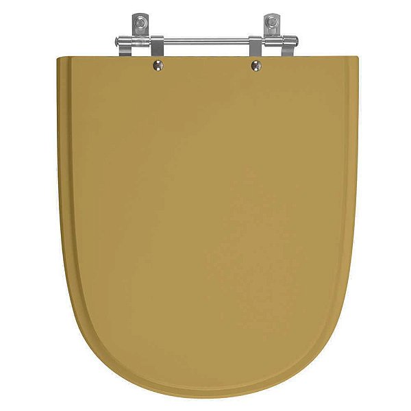 Assento Sanitário Ezedra Amendoa para vaso Ideal Standard