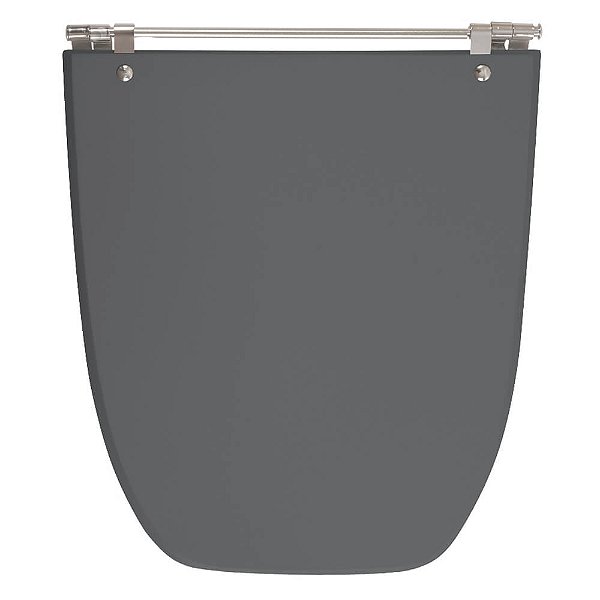 Assento Sanitário Scala Cinza Quartzo (Cinza Escuro) para vaso Ideal Standard