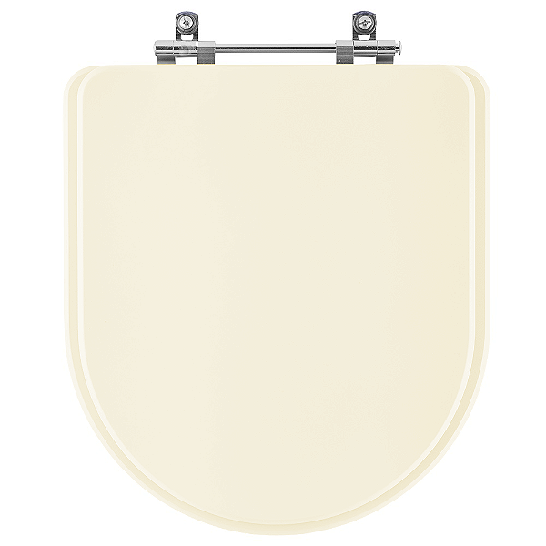 Assento Sanitário Poliester Duomo Plus Creme (bege claro) para vaso Deca