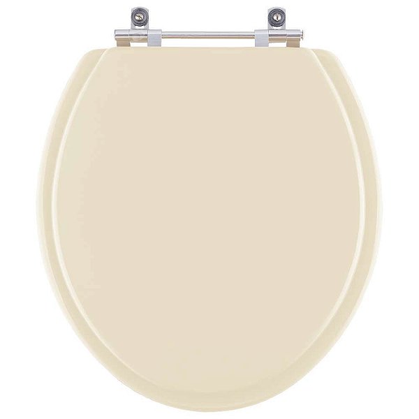 Assento Sanitario Poliester Targa Creme Para vaso Deca