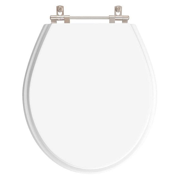 Assento Sanitário Poliester Angra Branco para vaso Ideal Standard