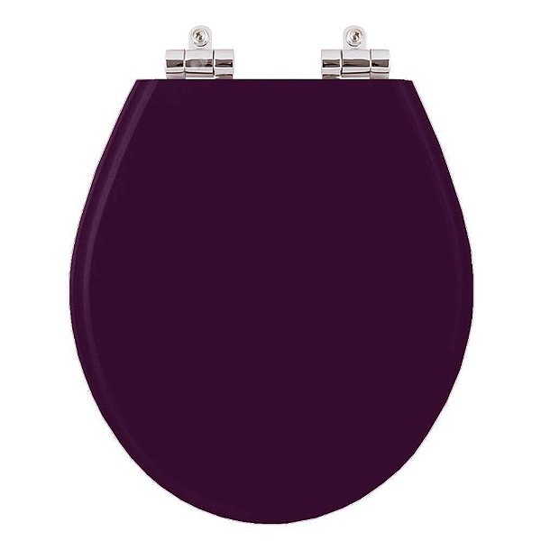 Assento Sanitário Soft Close Carina Ametista (Roxo) para vaso Ideal Standard