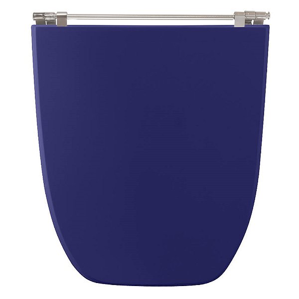 Assento Sanitário Poliester Scala Azul Cobalto para vaso Ideal Standard