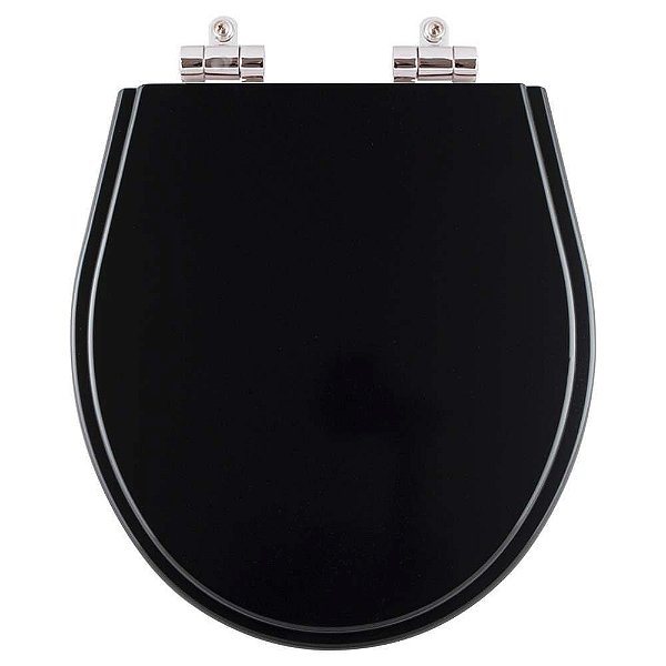 Assento Sanitário Soft Close Windsor Ebano (Preto) para bacia Deca