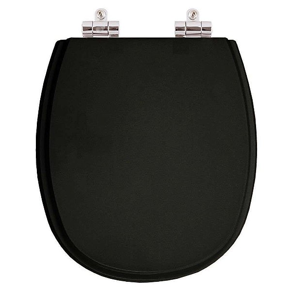 Assento Sanitario Soft Close Fast Ébano (Preto) para Vaso Deca