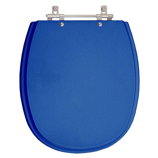 Assento Sanitário Poliester Aspen Azul para Vaso Deca