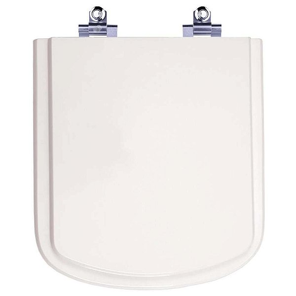 Assento Sanitário Laqueado Soft Close Dumas Branco para vaso Eternit