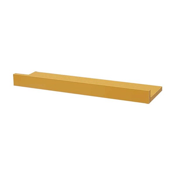 Prateleira Porta Quadros 70 x 15cm Amarela Suporte Invisível