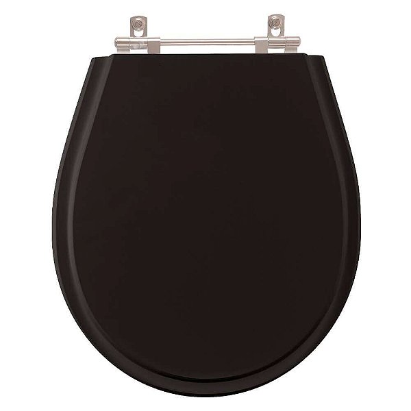 Tampa de Vaso Sanitário Aries Preto para bacia Eternit