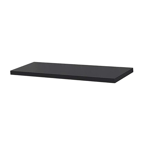Prateleira 40 x 20cm Preta Suporte Invisível