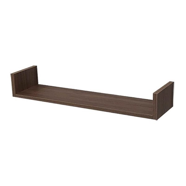 Prateleira U 70 x 20cm Nogal Suporte Invisível