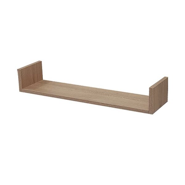 Prateleira U 70 x 25cm Carvalho Suporte Invisível