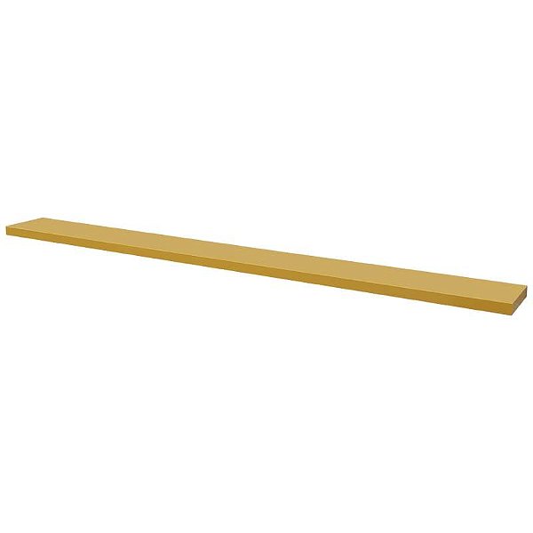 Prateleira 100 x 20cm Amarela Suporte Invisível