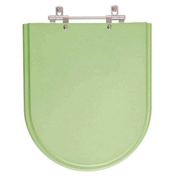Tampa de Vaso Sanitário Poliéster Jasmim Verde Claro para bacia Fiori
