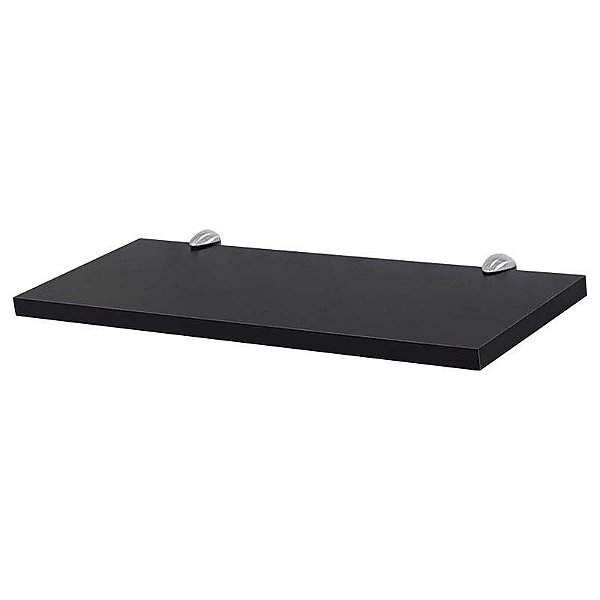 Prateleira 50 x 15cm Preta Com Suporte Tucano