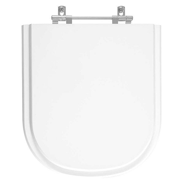 Tampa de Vaso Poliéster Square Branco para bacia Sanitex 6lpf