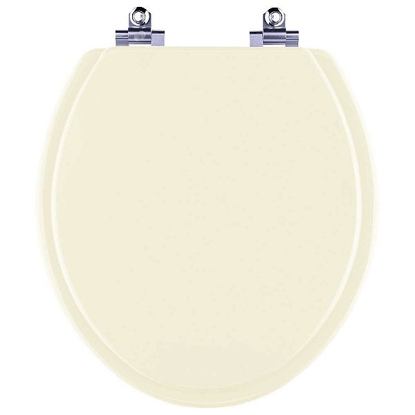 Assento Sanitário Laqueado Soft Close Izy Creme para vaso Deca