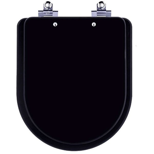 Assento Sanitário Laqueado Soft Close Nexo Onix (Preto Fosco) para vaso Roca