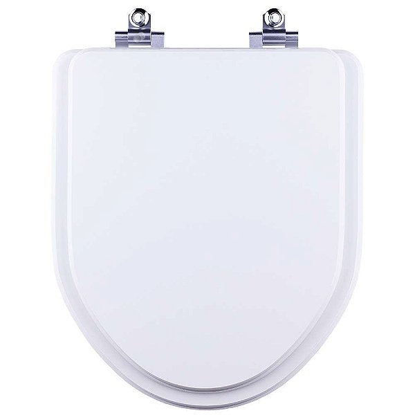 Tampa de Vaso Laqueado com Amortecedor Gunna Branco para vaso Eternit 6lpf