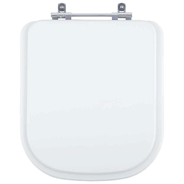 Tampa de Vaso Poliéster Debba Square Branco para bacia Roca 6lpf