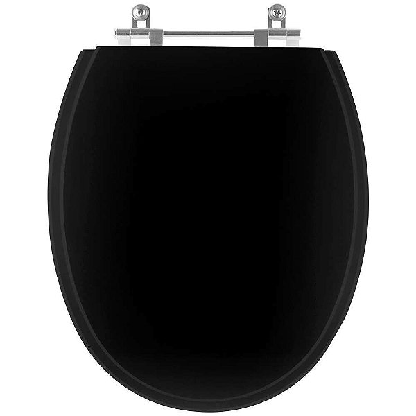 Tampa de Vaso Acrilico Spot Preto para bacia Deca 6lpf