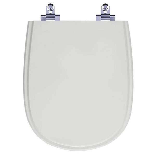 Assento Sanitário Laqueado Soft Close Paris Sterling Silver (Cinza Claro) para vaso Ideal Standard