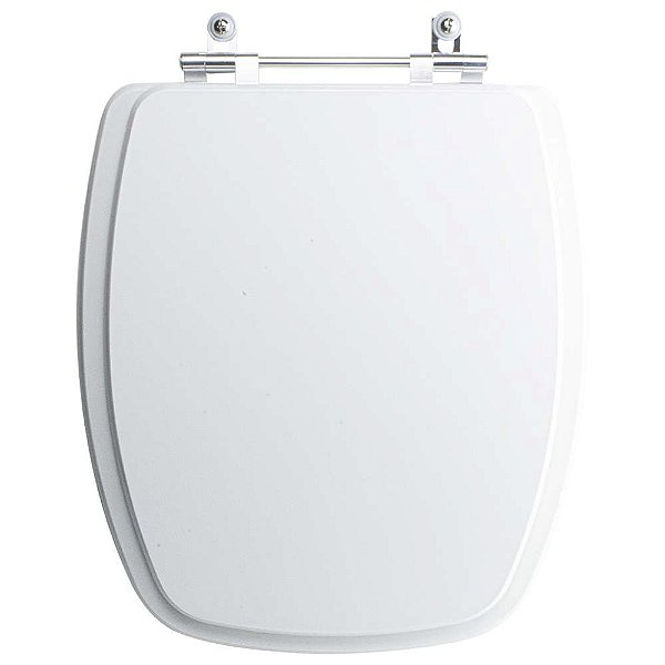 Tampa Vaso Sanitário Madeira Laqueada Laguna Branco para bacia Hervy