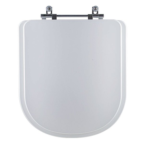 Tampa Vaso Sanitário Madeira Laqueada Life Branco para bacia Celite