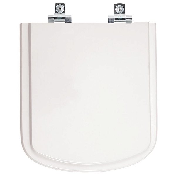 Assento Sanitário com Amortecedor Aquila Branco para vaso Eternit
