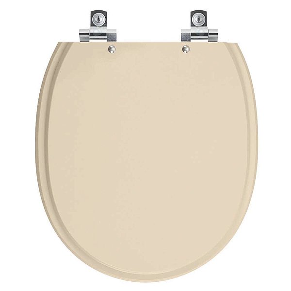 Assento Sanitário com Amortecedor Village Rosa Floral para vaso Deca
