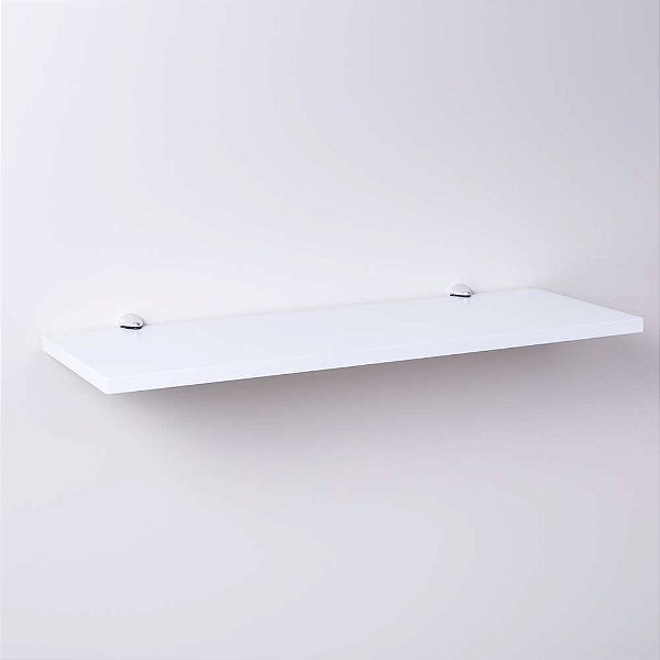 Prateleira Branca 60 X 20cm Com Suporte Tucano