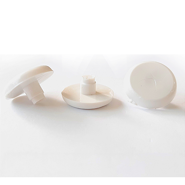 Batente Branco para Assento Sanitário Tampa De Vaso Kit 8 Unid