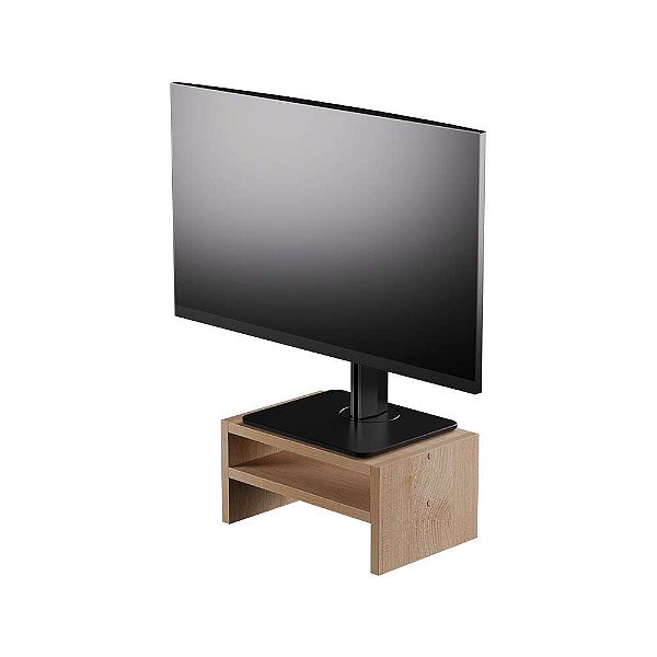 Suporte para Monitor Base de Mesa Carvalho Madeira