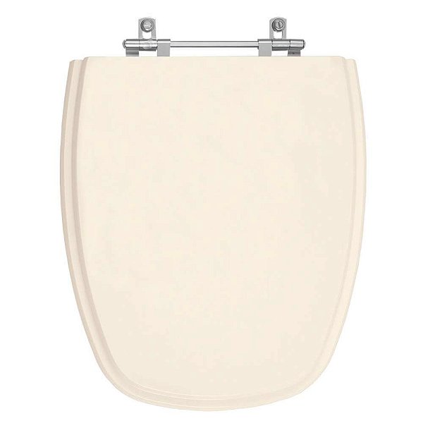 Assento Sanitário Poliester Monte Carlo Amendoa para Vaso Deca