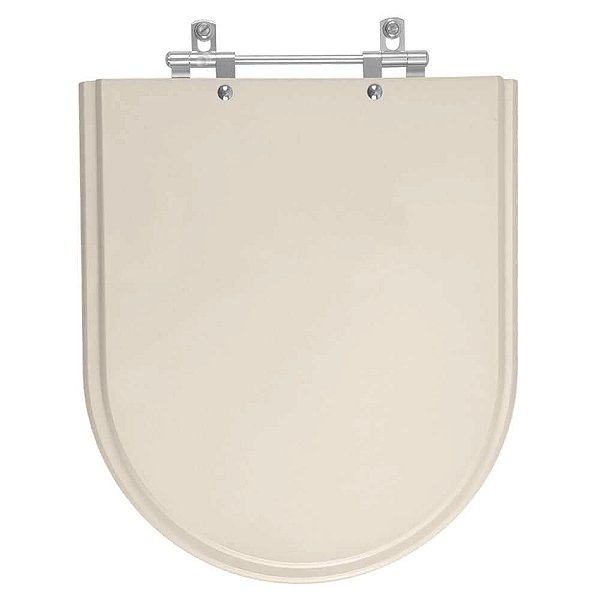 Assento Sanitário Carrara Amendoa para vaso Deca