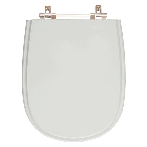 Assento Sanitario Poliester Paris Sterling Silver (Cinza Claro) para vaso Ideal Standard