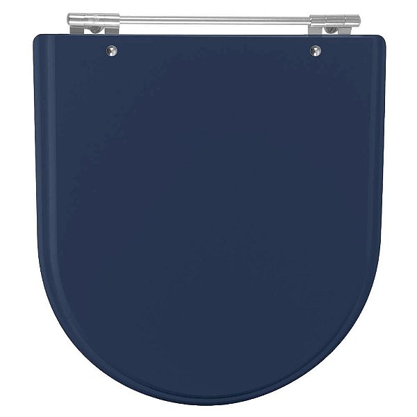 Assento Sanitário Poliester Calypso Azul Navy para vaso Incepa