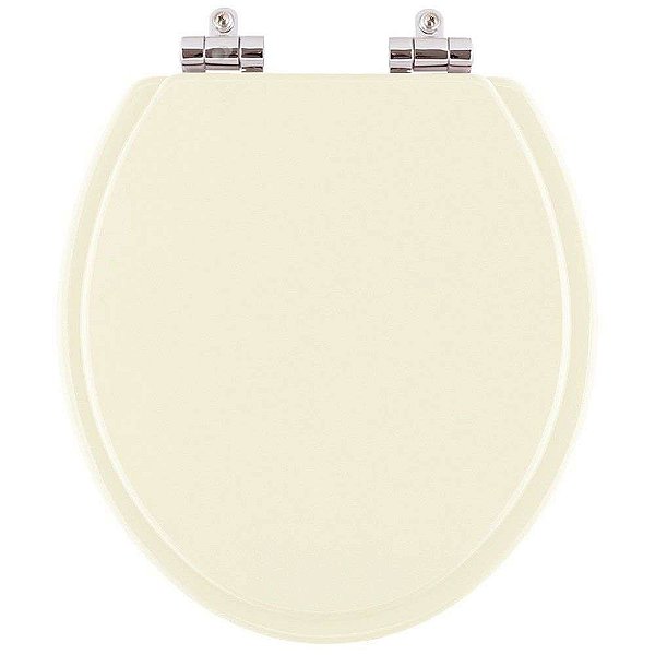 Assento Sanitario com Amortecedor Convencional Oval Pergamon (bege claro) para vaso Celite