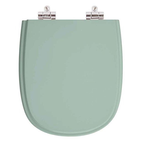 Assento Sanitario Poliester com Amortecedor Sabatini Verde Claro para Vaso Icasa