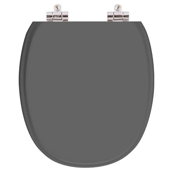 Assento Sanitario Poliester Soft Close Ascot Quartzo (Cinza Escuro) para vaso Ideal Standard