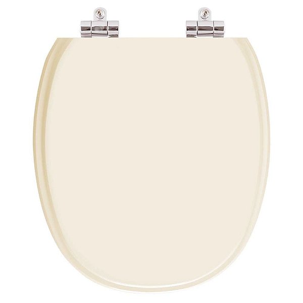 Assento Sanitario Poliester Soft Close Ascot Bone (Bege Claro) para vaso Ideal Standard