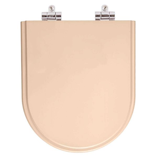 Assento Sanitario com Amortecedor Carrara Rosa Floral para Vaso Deca